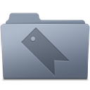Favorites Folder Graphite icon